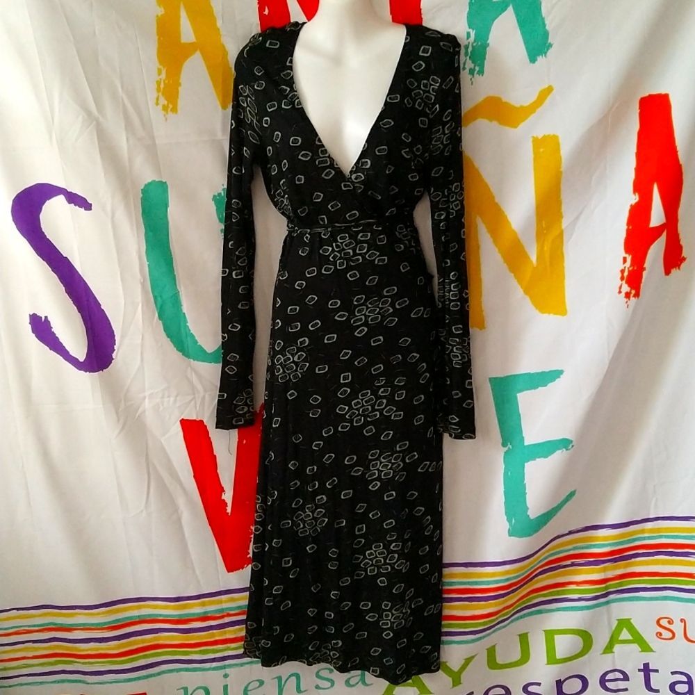 Wraparound Long Dress